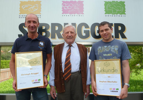 Christoph Brugger, Sebastian Brugger und Stephan Oberhofer