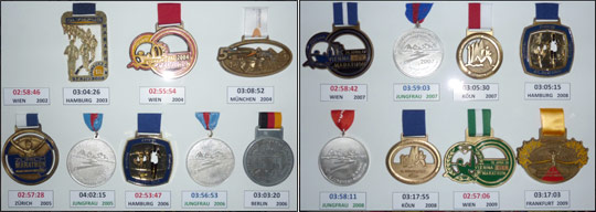 Medaillen Christoph Brugger